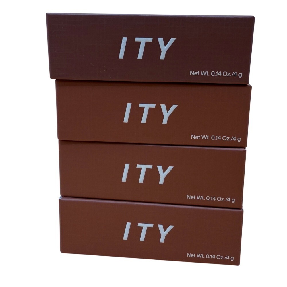 Set of 4 Soft Matte Velvet Lip Clay Apricot (3 pcs) & Earthy (1 pc) Mousse